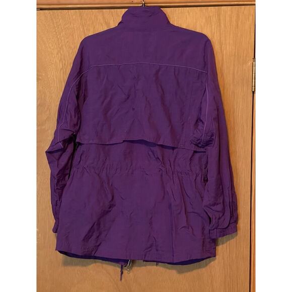 Vintage 1990s Reebok Windbreaker Nylon Lightweight‎ Jacket Womens Sz S Retro 90s - Picture 4 of 4